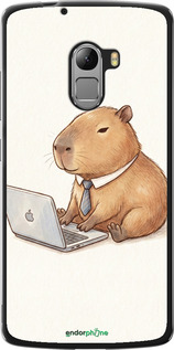 Силіконовий чехол Funny Capybara CEO Working для Lenovo A7010 - 6777u-232 изображение 