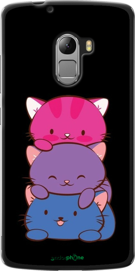 Силіконовий чехол Милі котятка для Lenovo A7010 - 6518u-232 изображение 