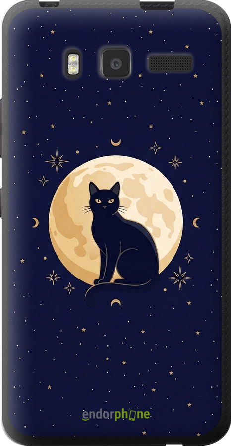Силиконовый чехол Cute Cat Celestial/Witchy для Lenovo A916 - 6787u-450 изображение 
