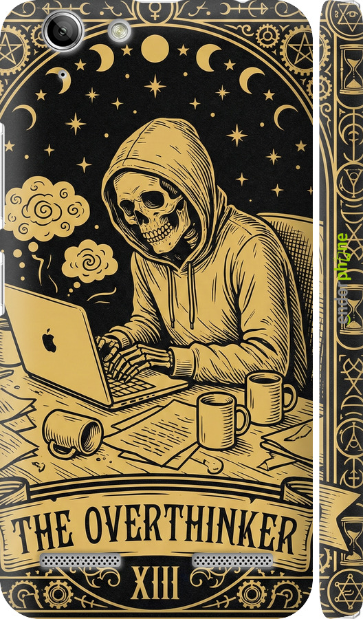 3D пластиковий матовий чехол The Overthinker для Lenovo K5 Plus - 6774m-278 изображение 