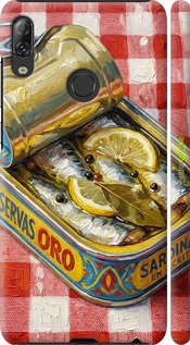 3D пластиковый матовый чехол Vintage Sardine Tin Phone для Lenovo K5 Pro - 6772m-1608 изображение 