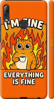 3D пластиковий матовий чохол 'Funny Cat' для Lenovo K5 Pro зображення 5