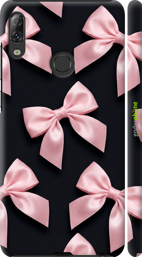 3D пластиковый матовый чехол Coquette Ribbons Dark Coquette для Lenovo K5 Pro - 6767m-1608 изображение 