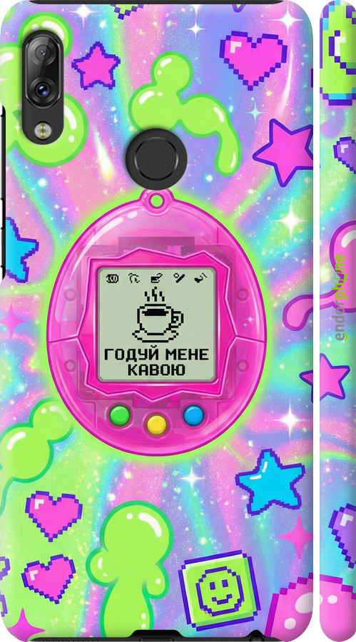 3D пластиковый матовый чехол Y2K Aesthetic Retro Pet: Годуй мене кавою для Lenovo K5 Pro - 6784m-1608 изображение 