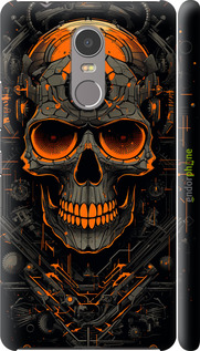 3D пластиковый матовый чехол Череп для Lenovo K6 Note - 5952m-453 изображение 