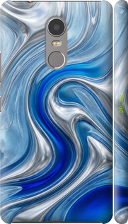 3D пластиковий матовий чехол Liquid Chrome для Lenovo K6 Note - 6781m-453 изображение 