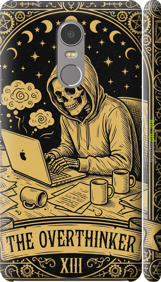 3D пластиковий матовий чехол The Overthinker для Lenovo K6 Note - 6774m-453 изображение 