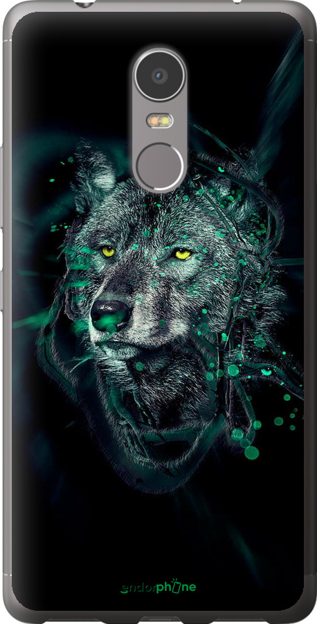 2D пластиковый чехол Wolf для Lenovo K6 Note - 6610t-453 изображение 