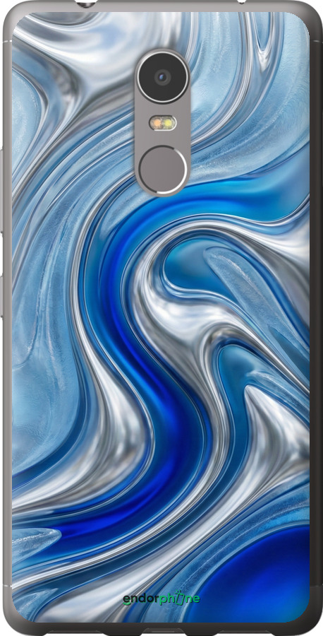 2D пластиковый чехол Liquid Chrome для Lenovo K6 Note - 6781t-453 изображение 