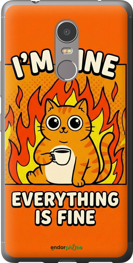 2D пластиковий чехол Funny Cat для Lenovo K6 Note - 6786t-453 изображение 