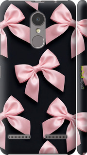 3D пластиковый матовый чехол 'Coquette Ribbons Dark Coquette' для Lenovo K6 изображение 2
