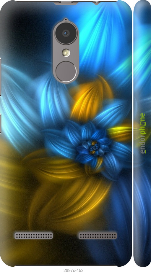 

3D пластиковий матовий чохол "Візерунок 46" для Lenovo K6, Синій