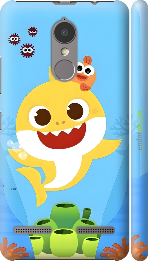 3D пластиковый матовый чехол Бейби Шарк для Lenovo K6 - 6303m-452 изображение 