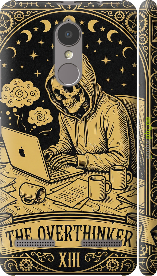 3D пластиковий матовий чехол The Overthinker для Lenovo K6 - 6774m-452 изображение 