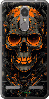 2D пластиковый чехол Череп для Lenovo K6 - 5952t-452 изображение 