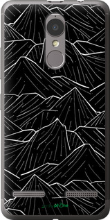 2D пластиковий чехол Із зображенням Темних гір для Lenovo K6 - 6489t-452 изображение 