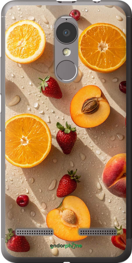 2D пластиковый чехол Фрукты 3 для Lenovo K6 - 6703t-452 изображение 