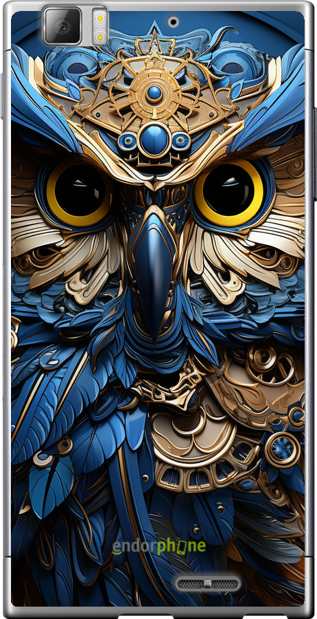 Силіконовий чехол Сова v2 для Lenovo K900 - 5649u-671 изображение 