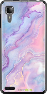 Силіконовий чехол Нежный мрамор для Lenovo P780 - 6310u-305 изображение 