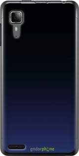 Силиконовый чехол Градиент в тёмно - синем стиле для Lenovo P780 - 6542u-305 изображение 