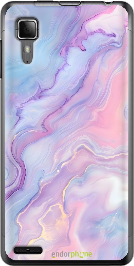 Силіконовий чехол Нежный мрамор для Lenovo P780 - 6310u-305 изображение 
