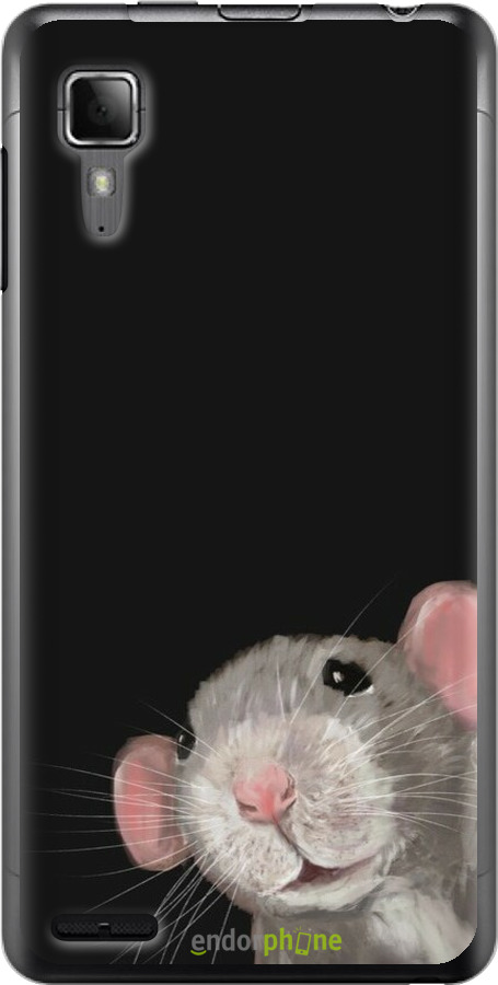 Силиконовый чехол The Peeking Rat для Lenovo P780 - 6442u-305 изображение 