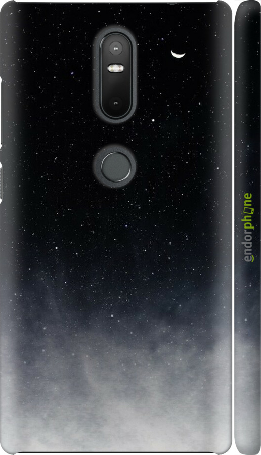 3D пластиковий матовий чехол Голубые облака, Голубая луна для Lenovo Phab 2 Plus - 6396m-990 изображение 