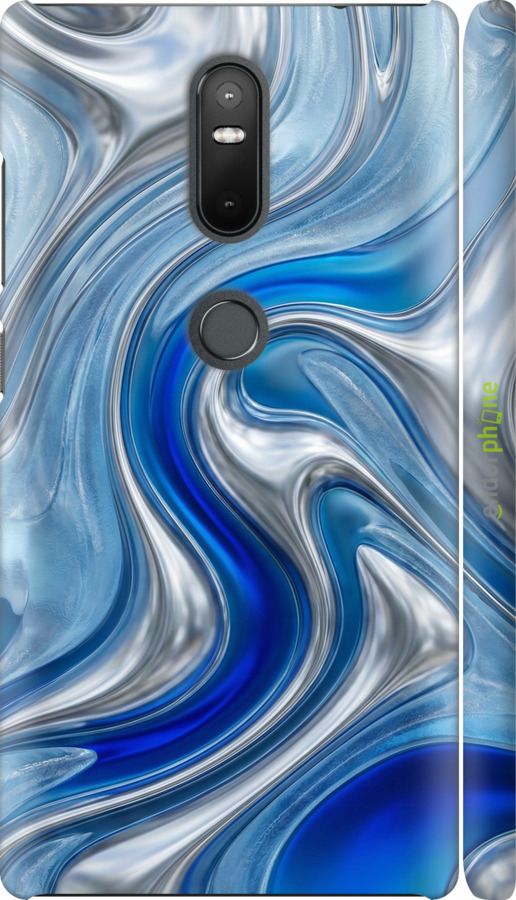 3D пластиковий матовий чехол Liquid Chrome для Lenovo Phab 2 Plus - 6781m-990 изображение 
