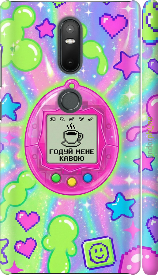 3D пластиковый матовый чехол Y2K Aesthetic Retro Pet: Годуй мене кавою для Lenovo Phab 2 Plus - 6784m-990 изображение 