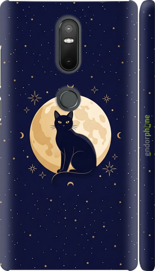 3D пластиковый матовый чехол Cute Cat Celestial/Witchy для Lenovo Phab 2 Plus - 6787m-990 изображение 