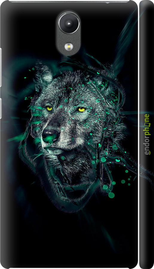 3D пластиковый матовый чехол Wolf для Lenovo Phab 2 - 6610m-956 изображение 