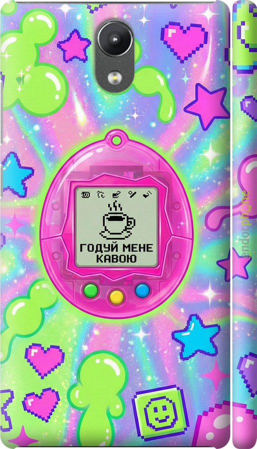 3D пластиковий матовий чехол Y2K Aesthetic Retro Pet: Годуй мене кавою для Lenovo Phab 2 - 6784m-956 изображение 