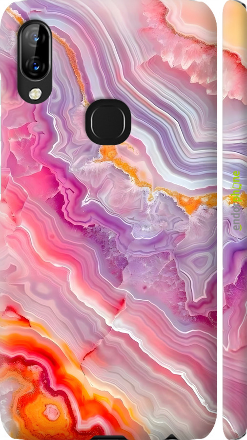 3D пластиковий матовий чехол Мрамор 2 для Lenovo S5 Pro - 6307m-1615 изображение 