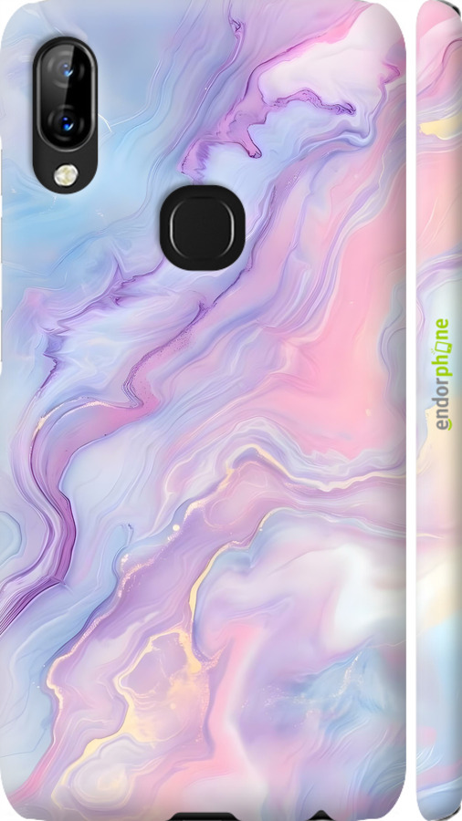 3D пластиковий матовий чехол Нежный мрамор для Lenovo S5 Pro - 6310m-1615 изображение 