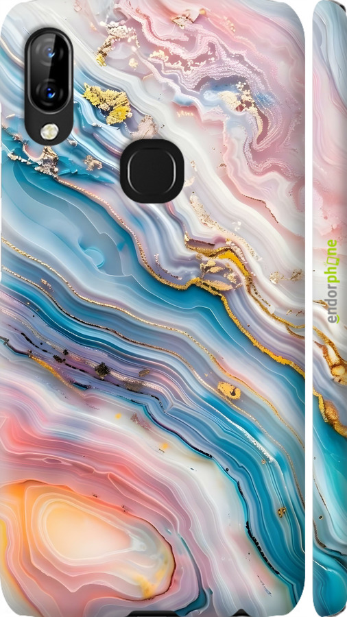 3D пластиковий матовий чехол Мрамор красивый для Lenovo S5 Pro - 6376m-1615 изображение 