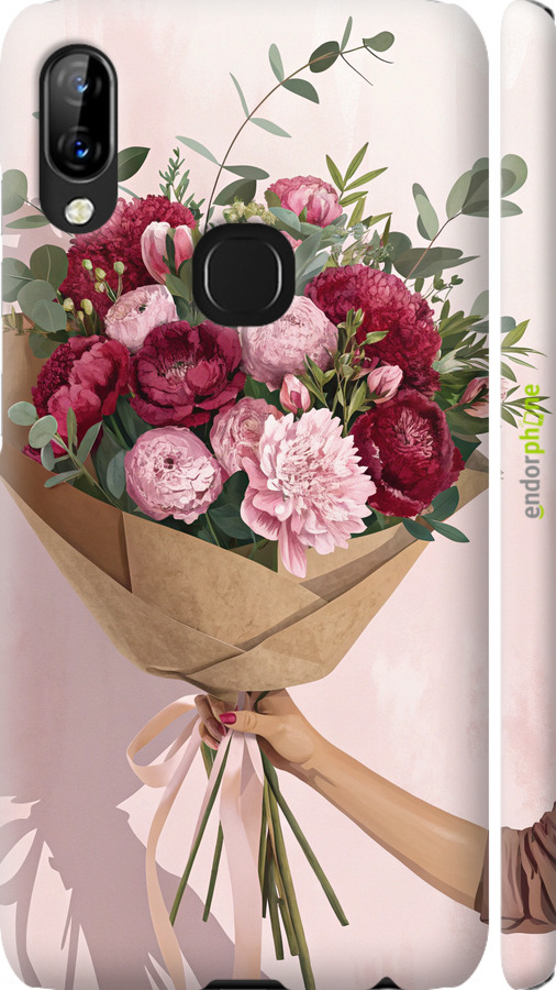 3D пластиковий матовий чехол Півонії 1 для Lenovo S5 Pro - 6705m-1615 изображение 