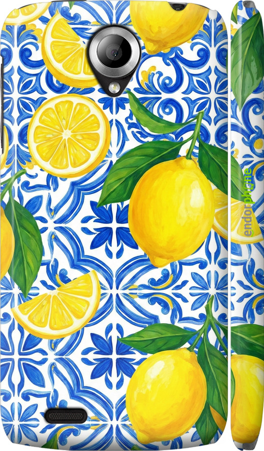 3D пластиковый матовый чехол Grocery Girl Italian Summer для Lenovo S820 - 6766m-52 изображение 