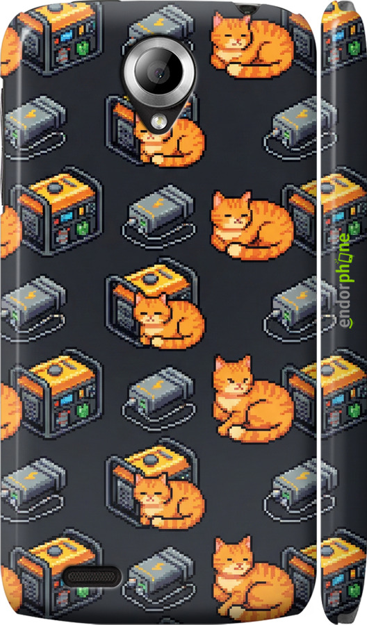 3D пластиковый матовый чехол Autonomous Zone для Lenovo S820 - 6771m-52 изображение 