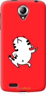 Силиконовый чехол Котик для Lenovo S820 - 4577u-52 изображение 