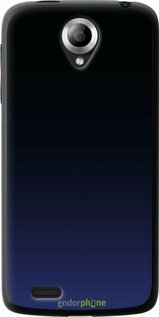 Силиконовый чехол Градиент в тёмно - синем стиле для Lenovo S820 - 6542u-52 изображение 