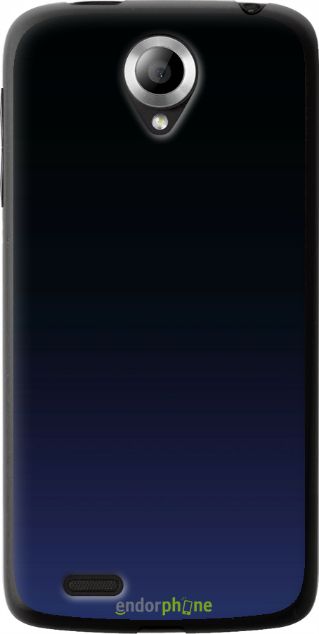 Силиконовый чехол Градиент в тёмно - синем стиле для Lenovo S820 - 6542u-52 изображение 