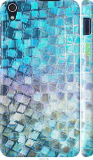 3D пластиковый глянцевый чехол Переливающаяся чешуя для Lenovo S850 - 227c-78 изображение 