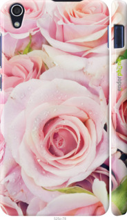 3D пластиковий матовий чехол Троянди для Lenovo S850 - 525m-78 изображение 