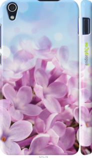 3D пластиковый глянцевый чехол Сирень для Lenovo S850 - 527c-78 изображение 