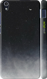 3D пластиковий матовий чехол Голубые облака, Голубая луна для Lenovo S850 - 6396m-78 изображение 