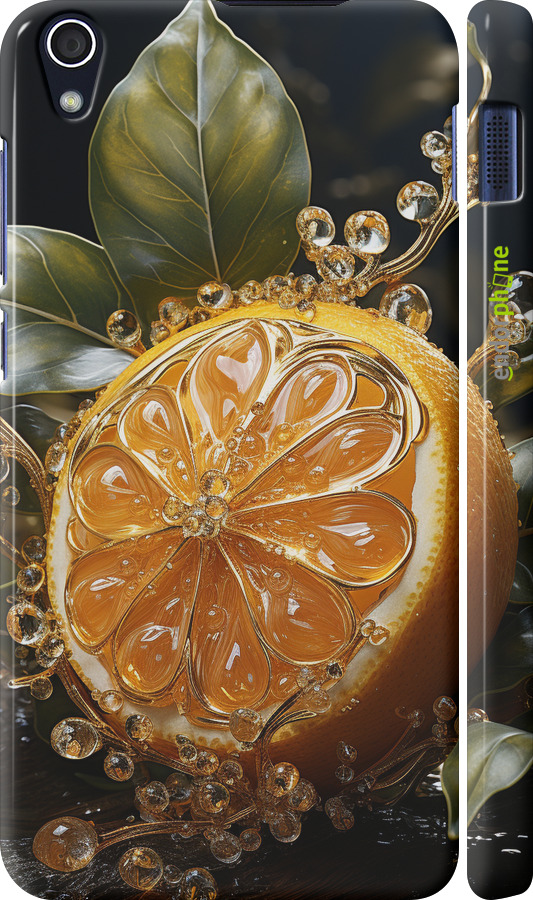 3D пластиковый глянцевый чехол Лимон для Lenovo S850 - 5647c-78 изображение 