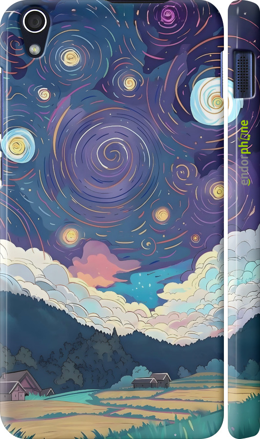 3D пластиковий матовий чехол Креативний арт для Lenovo S850 - 6322m-78 изображение 