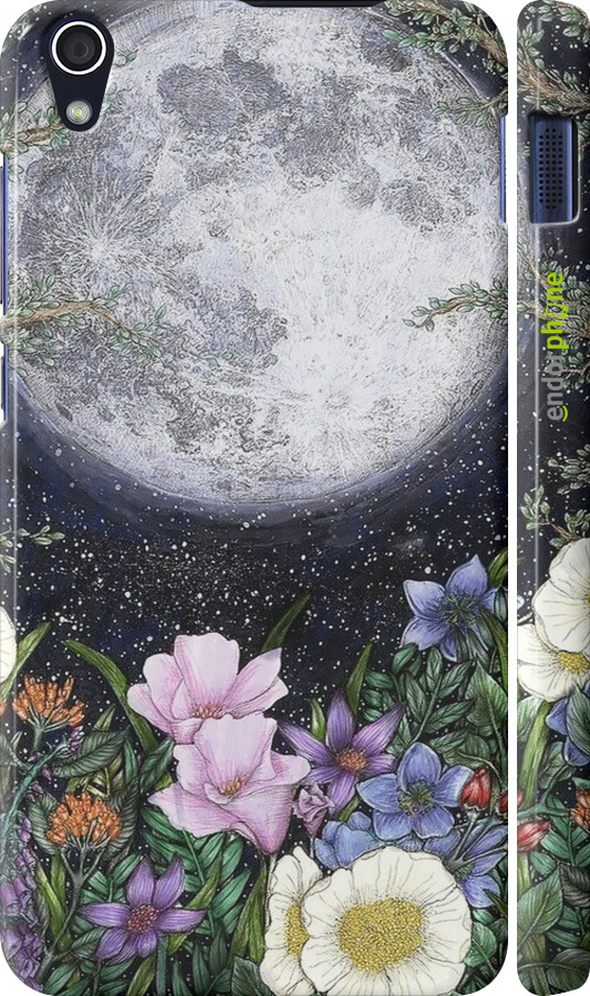 3D пластиковый матовый чехол Полночь в саду II для Lenovo S850 - 6424m-78 изображение 