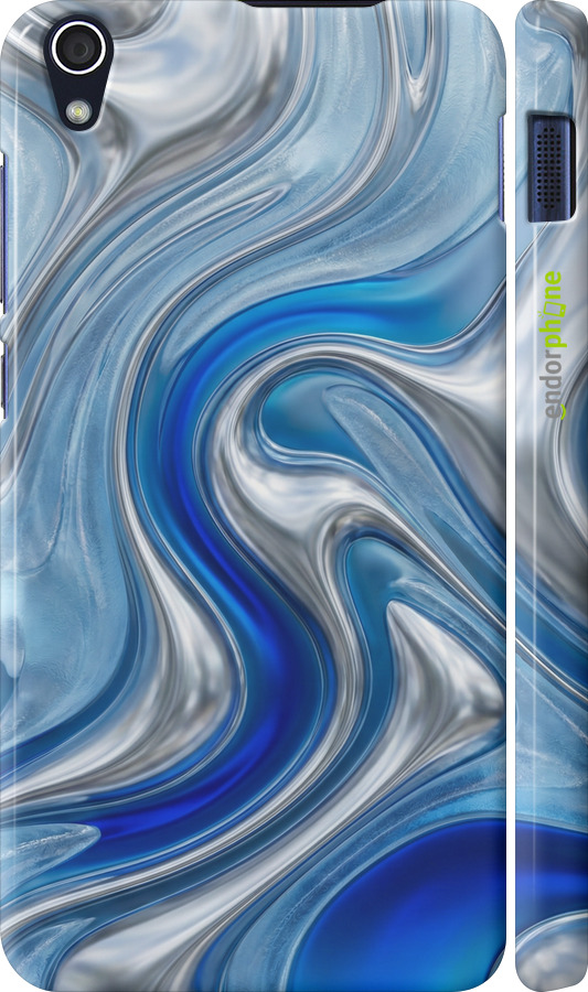 3D пластиковий матовий чехол Liquid Chrome для Lenovo S850 - 6781m-78 изображение 