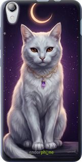 Силіконовий чехол Mystic White Cat Gothic Dark Purple Gold для Lenovo S850 - 6805u-78 изображение 